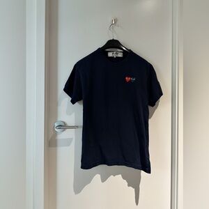 Comme des Garcons PLAY Navy Blue T-Shirt